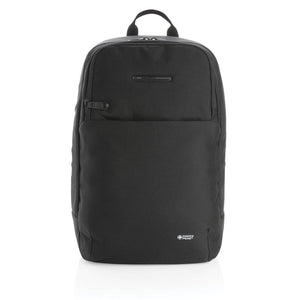 Zaino porta PC Swiss Peak con tasca sterilizzatore UV nero - personalizzabile con logo