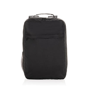 Zaino pota PC da 15,6" Essential Swiss Peak in rPET Aware™ nero - personalizzabile con logo