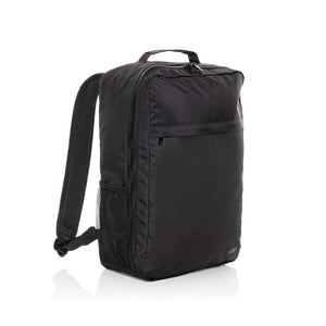 Zaino pota PC da 15,6" Essential Swiss Peak in rPET Aware™ nero - personalizzabile con logo