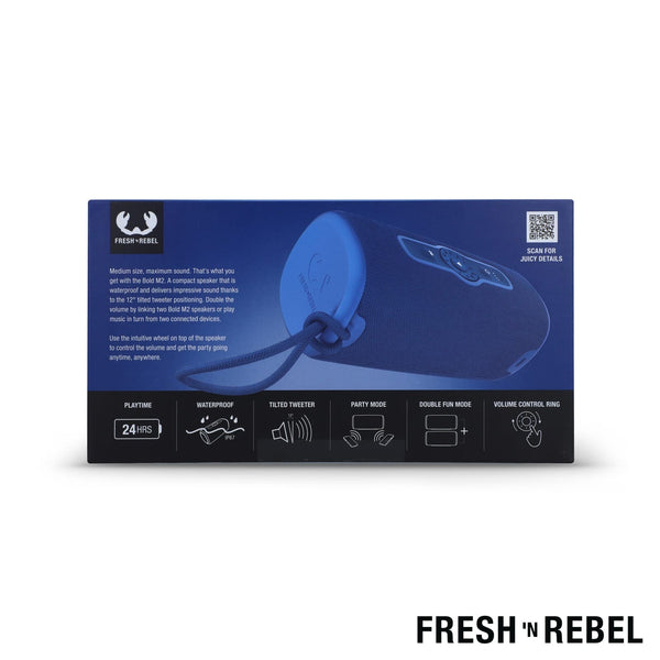 1RB7400 I Fresh 'n Rebel Bold M2-Waterproof Bluetooth speaker - personalizzabile con logo