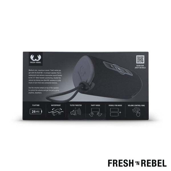 1RB7400 I Fresh 'n Rebel Bold M2-Waterproof Bluetooth speaker - personalizzabile con logo