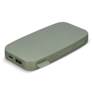 2PB12100 | Powerbank Fresh 'n Rebel 12000 mAh con ricarica rapida USB-C da 20 W Dried Green - personalizzabile con logo