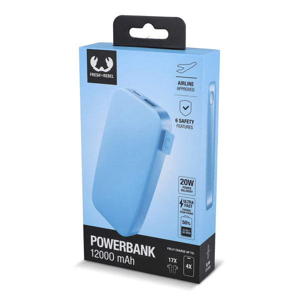 2PB12100 | Powerbank Fresh 'n Rebel 12000 mAh con ricarica rapida USB-C da 20 W - personalizzabile con logo