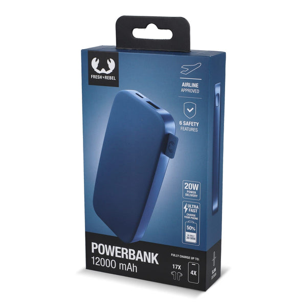 2PB12100 | Powerbank Fresh 'n Rebel 12000 mAh con ricarica rapida USB-C da 20 W - personalizzabile con logo
