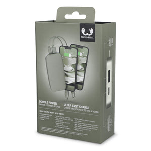 2PB12100 | Powerbank Fresh 'n Rebel 12000 mAh con ricarica rapida USB-C da 20 W - personalizzabile con logo