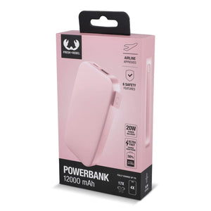 2PB12100 | Powerbank Fresh 'n Rebel 12000 mAh con ricarica rapida USB-C da 20 W - personalizzabile con logo