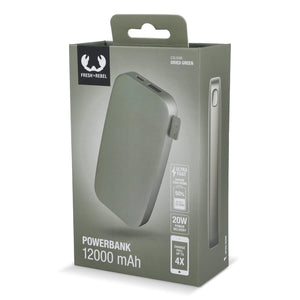 2PB12100 | Powerbank Fresh 'n Rebel 12000 mAh con ricarica rapida USB-C da 20 W - personalizzabile con logo