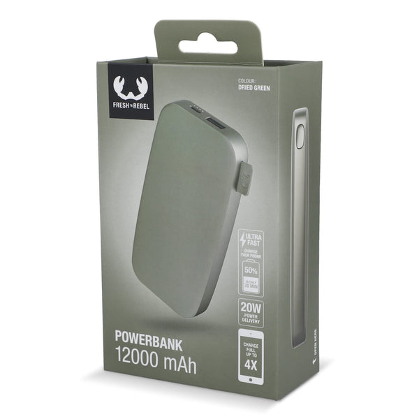 2PB12100 | Powerbank Fresh 'n Rebel 12000 mAh con ricarica rapida USB-C da 20 W - personalizzabile con logo