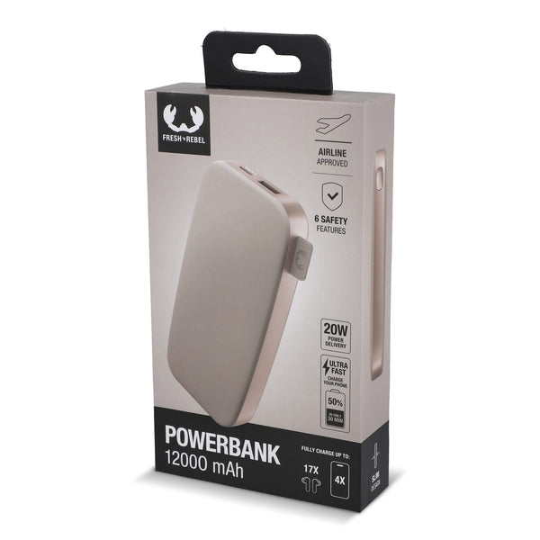 2PB12100 | Powerbank Fresh 'n Rebel 12000 mAh con ricarica rapida USB-C da 20 W - personalizzabile con logo