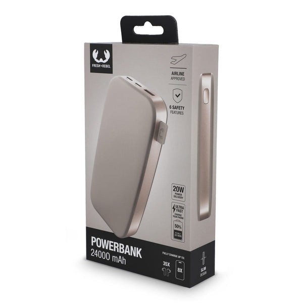 2PB24100 I Fresh 'n Rebel Powerbank 24000 mAh PD USB-C - personalizzabile con logo