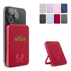 2PBM5000| Fresh 'n Rebel Compatible with MagSafe Powerbank senza fili 5000mAh - personalizzabile con logo