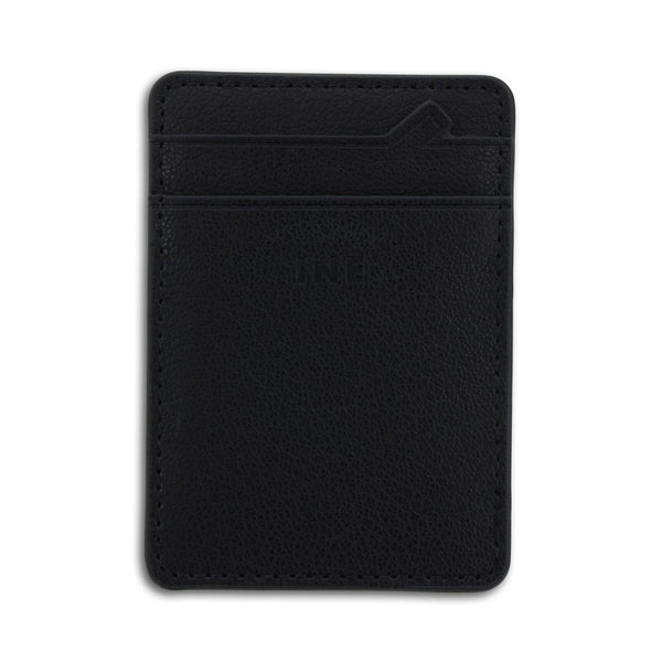 3198 | Xoopar Iné Mini NFC Wallet Recycled Leather Nero - personalizzabile con logo