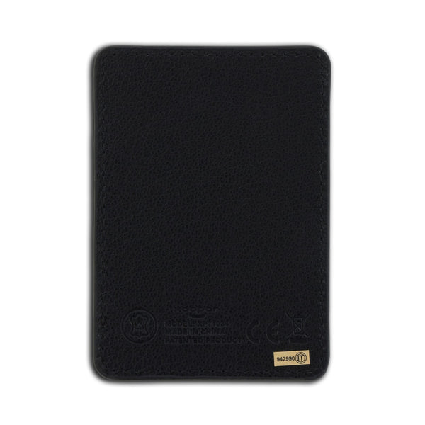 3198 | Xoopar Iné Mini NFC Wallet Recycled Leather Nero - personalizzabile con logo