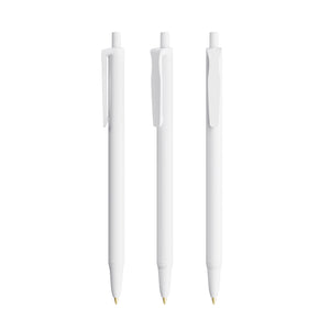 BIC® Clic Stic personalizzata — Bianco / Inchiostro Blu
