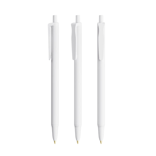 BIC® Clic Stic personalizzata — Bianco / Inchiostro Blu