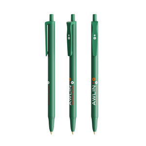 BIC® Clic Stic personalizzata — Verde / Inchiostro Blu (esempio di personalizzazione)