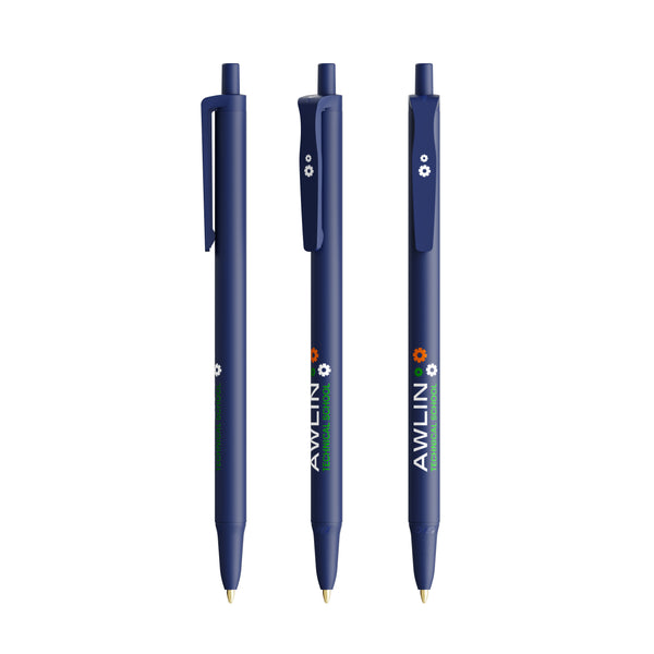 BIC® Clic Stic personalizzata — Blu / Inchiostro Blu / 07 (esempio di personalizzazione)
