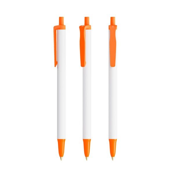 BIC® Clic Stic personalizzata — Arancione / Inchiostro Blu