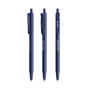 BIC® Clic Stic Softfeel personalizzata — Blu / Inchiostro Blu (esempio di personalizzazione)