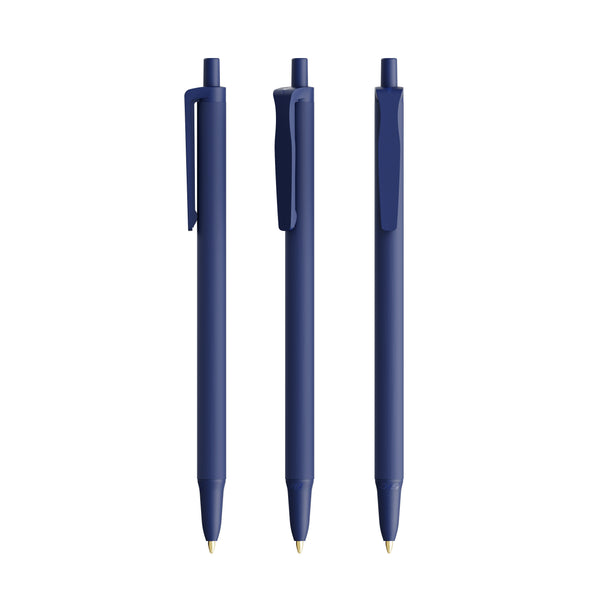 BIC® Clic Stic Softfeel personalizzata — Blu / Inchiostro Blu