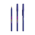 BIC® Round Stic personalizzata — Blu / Inchiostro Blu (esempio di personalizzazione)