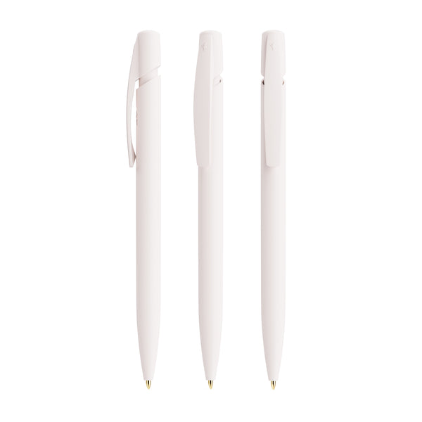 BIC® Media Clic personalizzata — Bianco / Inchiostro Blu