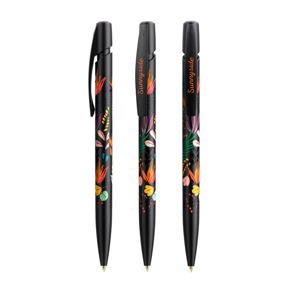 BIC® Media Clic personalizzata — Nero / Inchiostro Blu (esempio di personalizzazione)