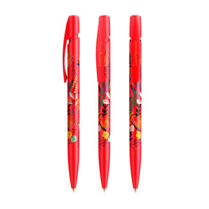 BIC® Media Clic personalizzata — Rosso / Inchiostro Blu (esempio di personalizzazione)