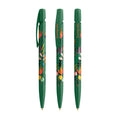 BIC® Media Clic personalizzata — Verde / Inchiostro Blu (esempio di personalizzazione)