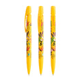 BIC® Media Clic personalizzata — Giallo / Inchiostro Blu (esempio di personalizzazione)