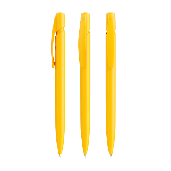 BIC® Media Clic personalizzata — Giallo / Inchiostro Blu