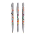 BIC® Media Clic personalizzata — Metallizzato / Inchiostro Blu (esempio di personalizzazione)