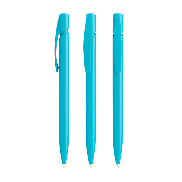 BIC® Media Clic personalizzata — Turchese / Inchiostro Blu
