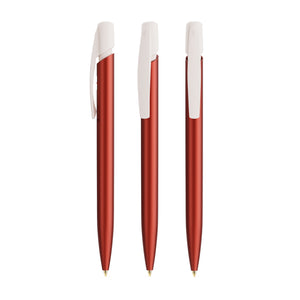 BIC® Media Clic Glacé personalizzata — Glacé rosso / Inchiostro Blu