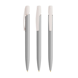 BIC® Media Clic Glacé personalizzata — Glacé d'argento / Inchiostro Blu