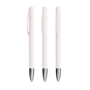 BIC® Media Clic Advance personalizzata — Bianco / Inchiostro Blu