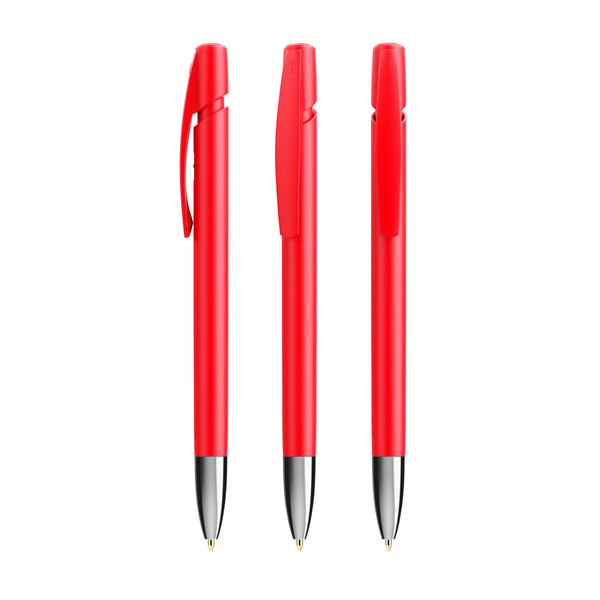 BIC® Media Clic Advance personalizzata — Rosso / Inchiostro Blu