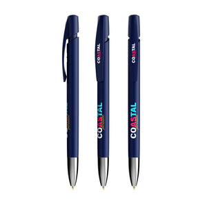 BIC® Media Clic Advance personalizzata — Blu / Inchiostro Blu (esempio di personalizzazione)