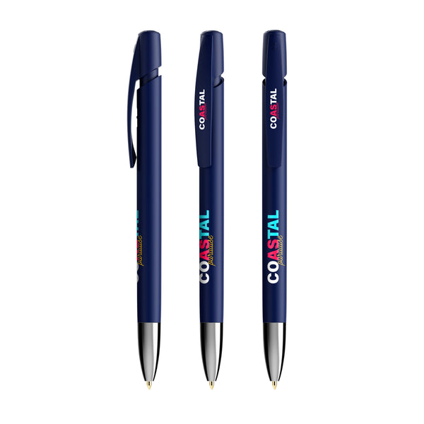 BIC® Media Clic Advance personalizzata — Blu / Inchiostro Blu (esempio di personalizzazione)