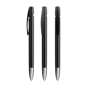 BIC® Media Clic Advance Ecolutions® personalizzata — Nero / Inchiostro Blu