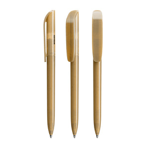 BIC® Super Clip Origin personalizzata — Naturale / Inchiostro Blu