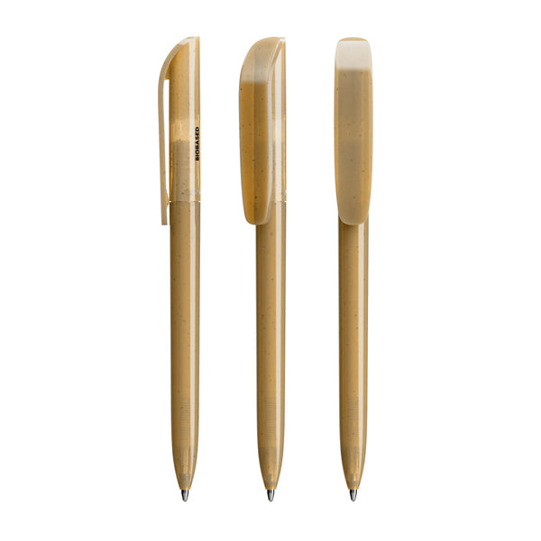 BIC® Super Clip Origin personalizzata — Naturale / Inchiostro Blu