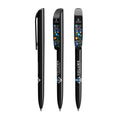 BIC® Super Clip personalizzata — Nero / Inchiostro Blu (esempio di personalizzazione)