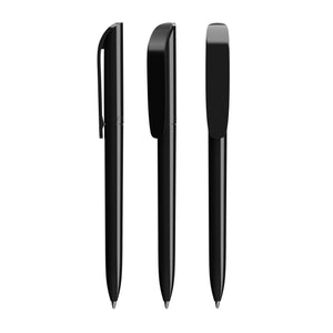 BIC® Super Clip personalizzata — Nero / Inchiostro Blu