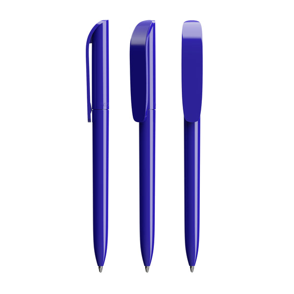 BIC® Super Clip personalizzata — Blu / Inchiostro Blu