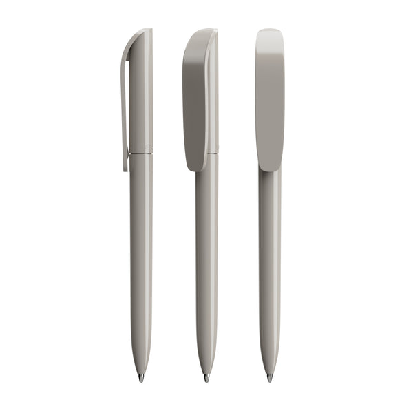 BIC® Super Clip personalizzata — Grigio / Inchiostro Blu