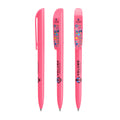 BIC® Super Clip personalizzata — Rosa Acido / Inchiostro Blu (esempio di personalizzazione)