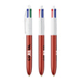 BIC® 4 Colours® Glacé personalizzata — Glacé rosso - bianco (esempio di personalizzazione)