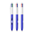 BIC® 4 Colours® Glacé personalizzata — Glacé blu - bianco (esempio di personalizzazione)