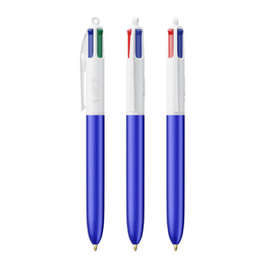 BIC® 4 Colours® Glacé personalizzata — Glacé blu - bianco